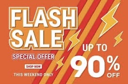 Up to 90 % off